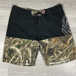 Metal Mulisha Board Shorts Mens Size 44 Xtra Camo Unlined Swim